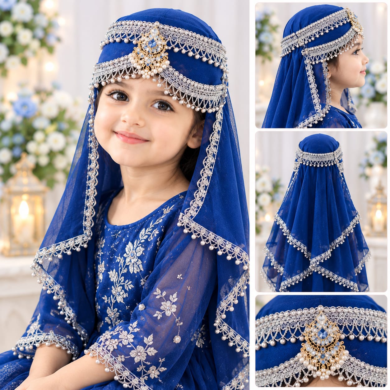 Blue Turkey Hijab